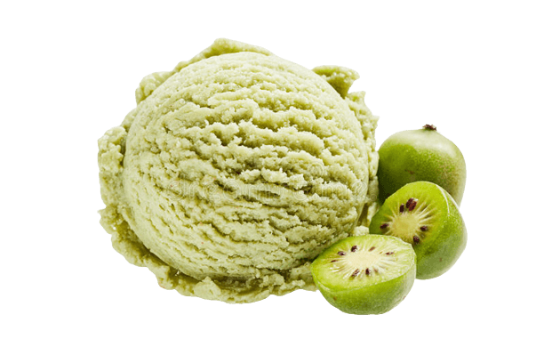 Sorvete de kiwi